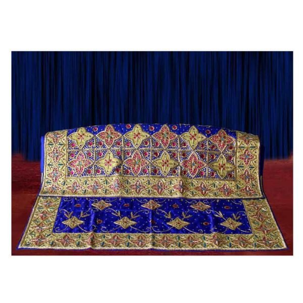 Double Set Dabka Embroidery RUMAL A SAHIB