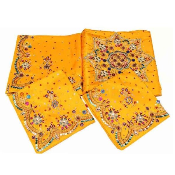 Double Set Dabka Embroidery RUMAL A SAHIB - Image 2