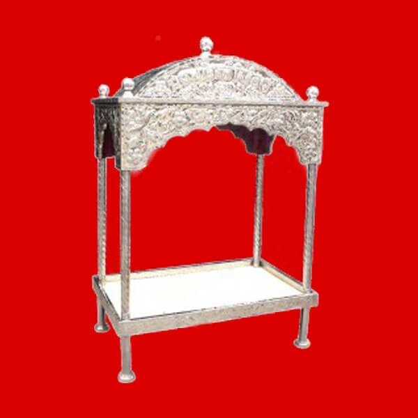 Steel Palki Sahib Circular Roof - Large Size - For Guru Granth Sahib Ji