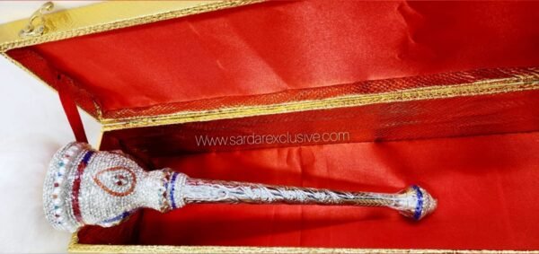 STUDDED CHAUR SAHIB WITH CASHION BOX PACKING - Image 3