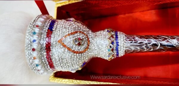 STUDDED CHAUR SAHIB WITH CASHION BOX PACKING - Image 2