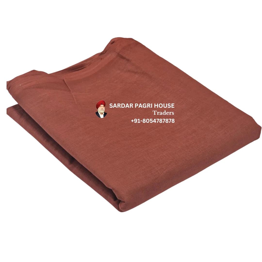 brick orange sikh turban