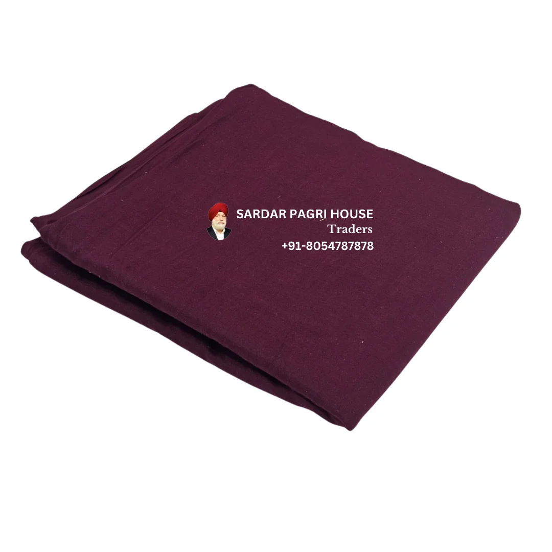 burgundy maroon sikh turban