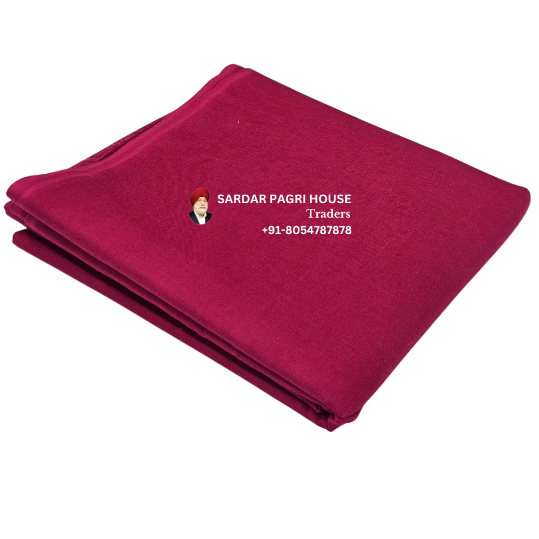 dark ruby pink sikh turban