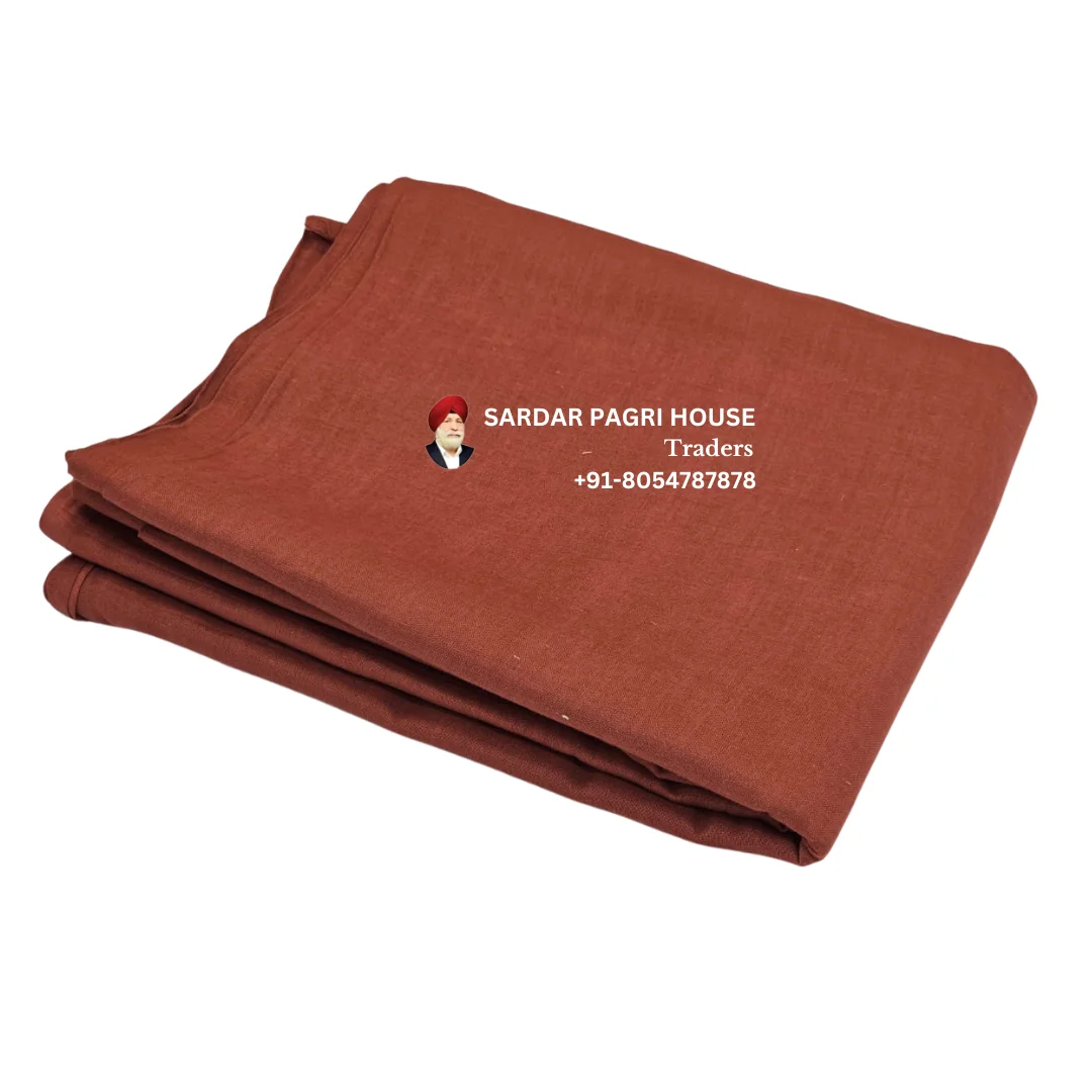 russet brown sikh turban