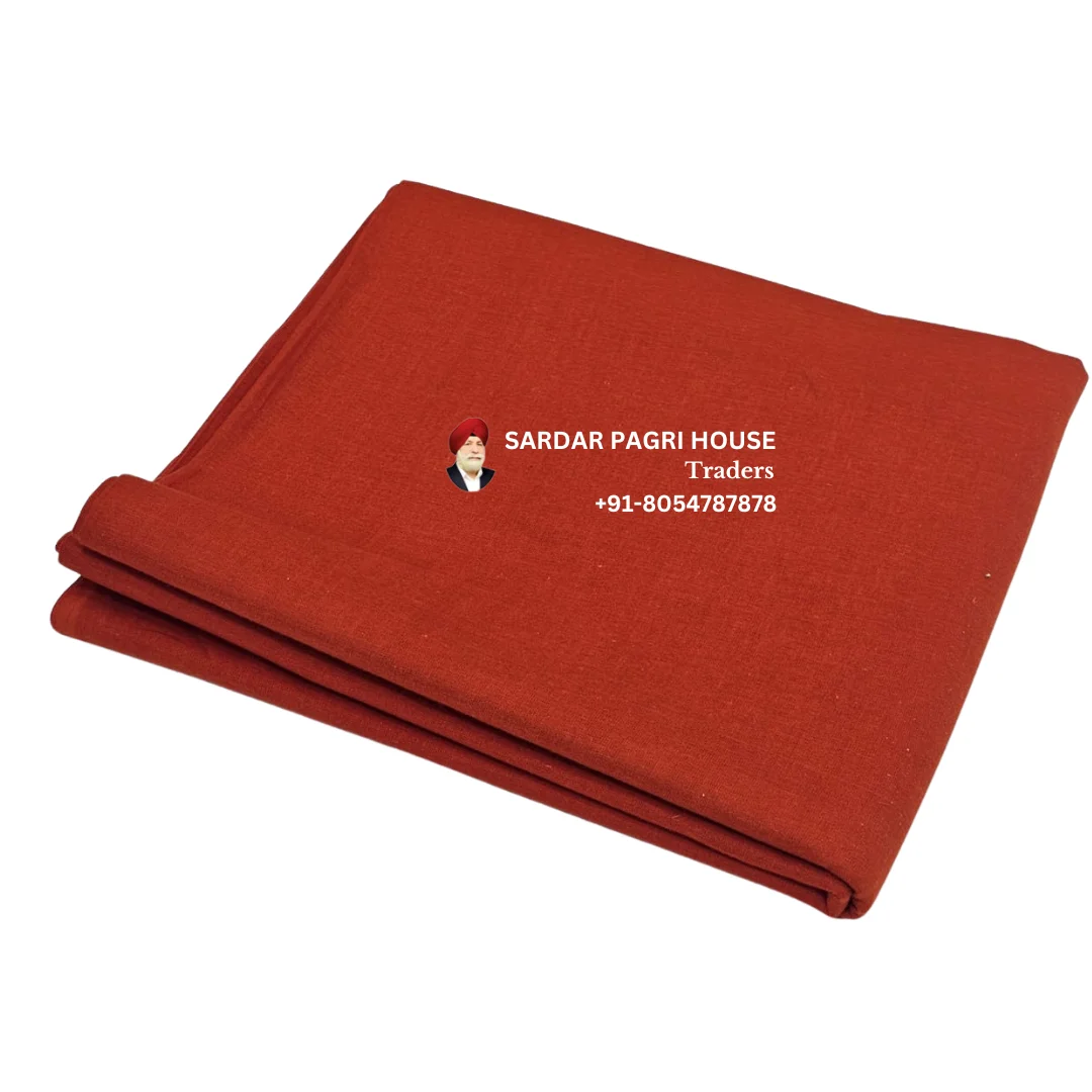 rust orange sikh turban