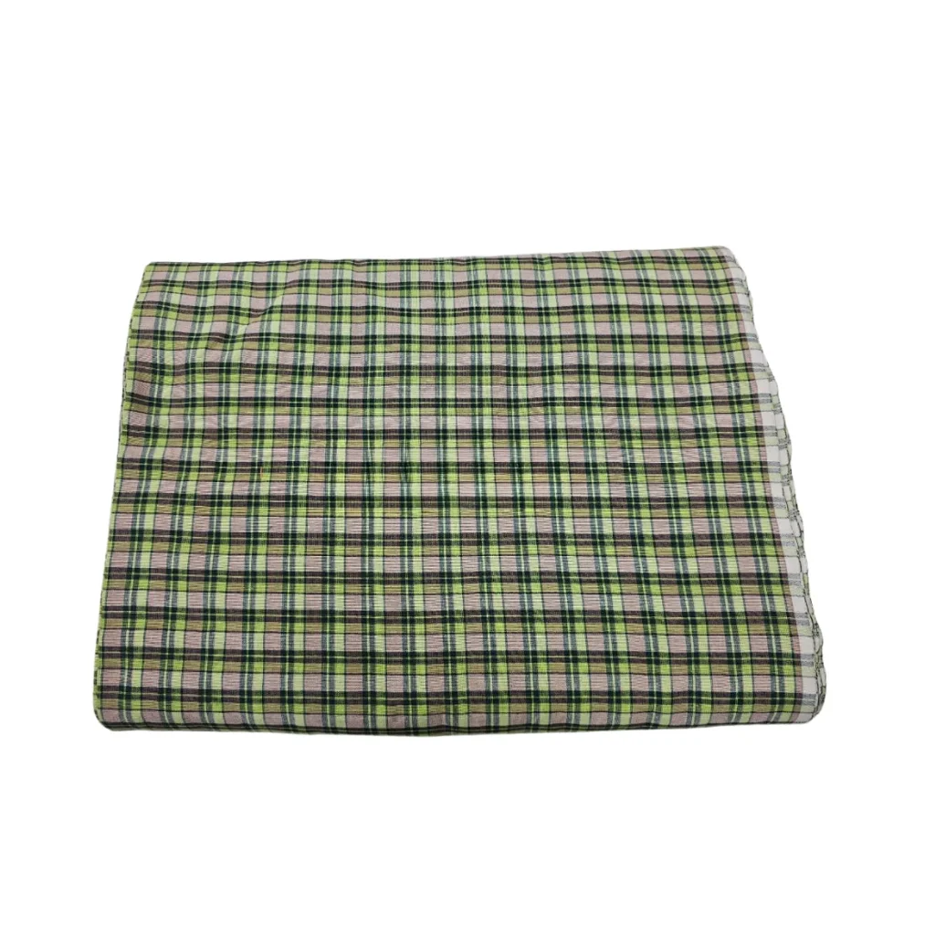 Bright Green Punjabi Parna - Cotton Dabbi Parna
