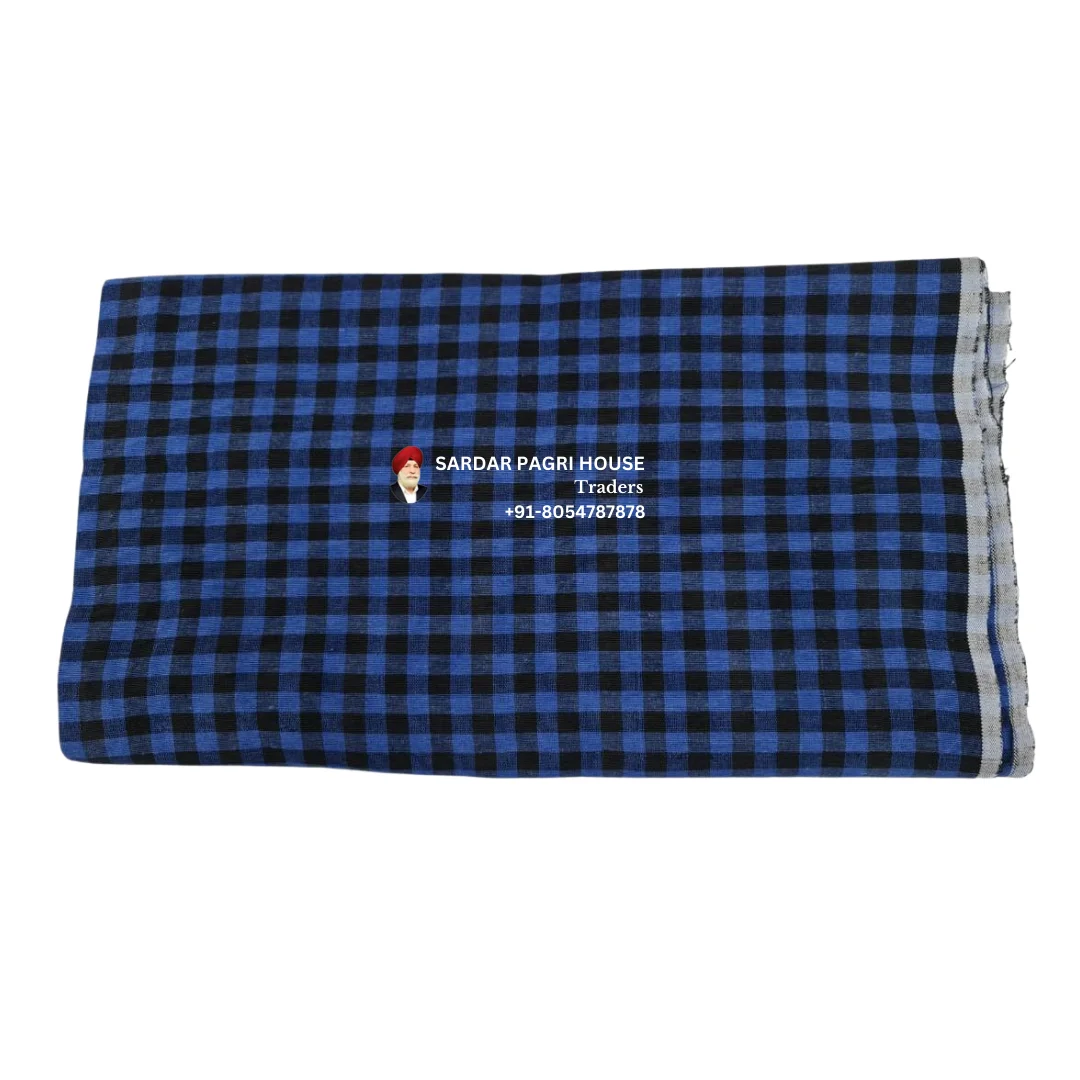 blue & black punjabi parna
