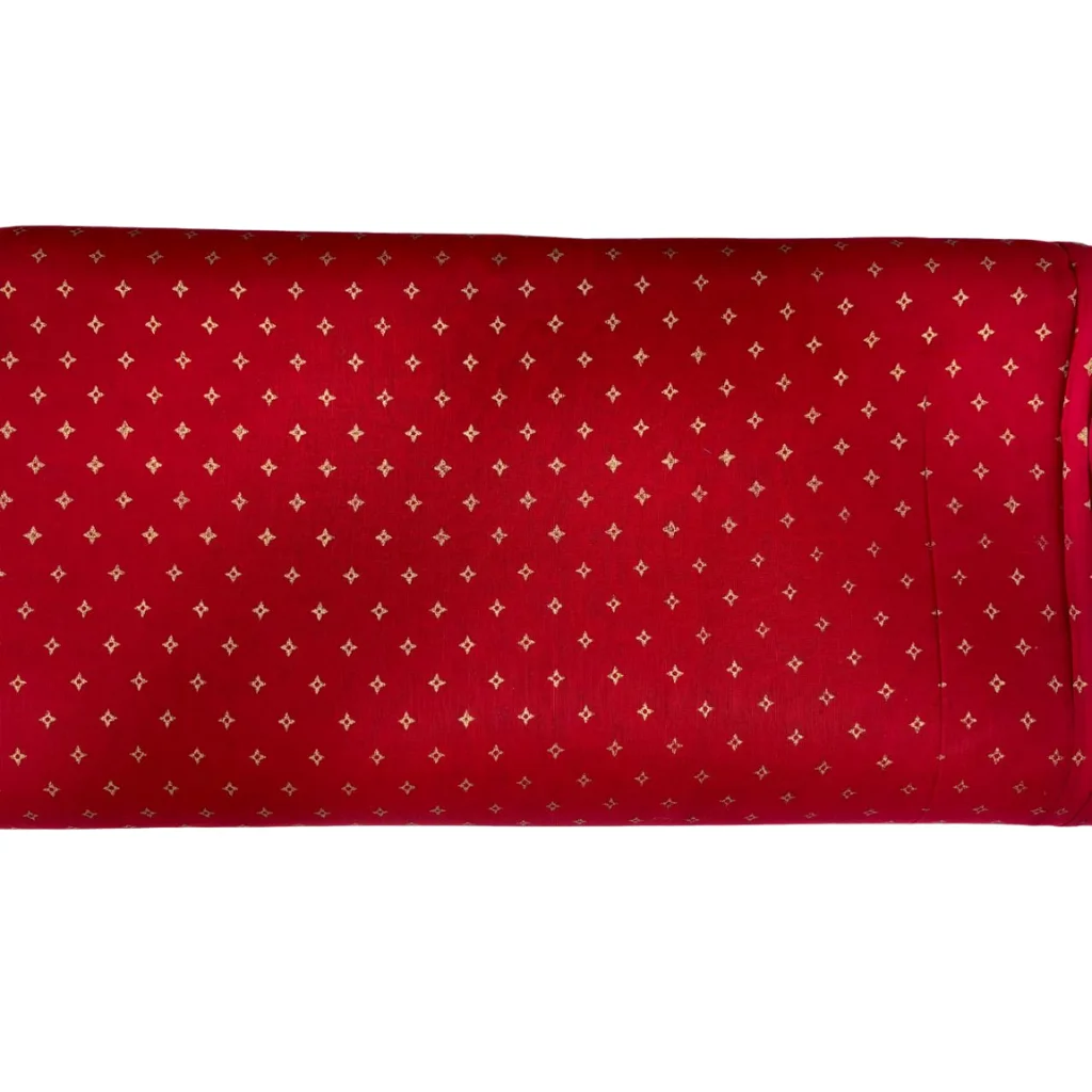 Cherry Red Printed Sikh Turban