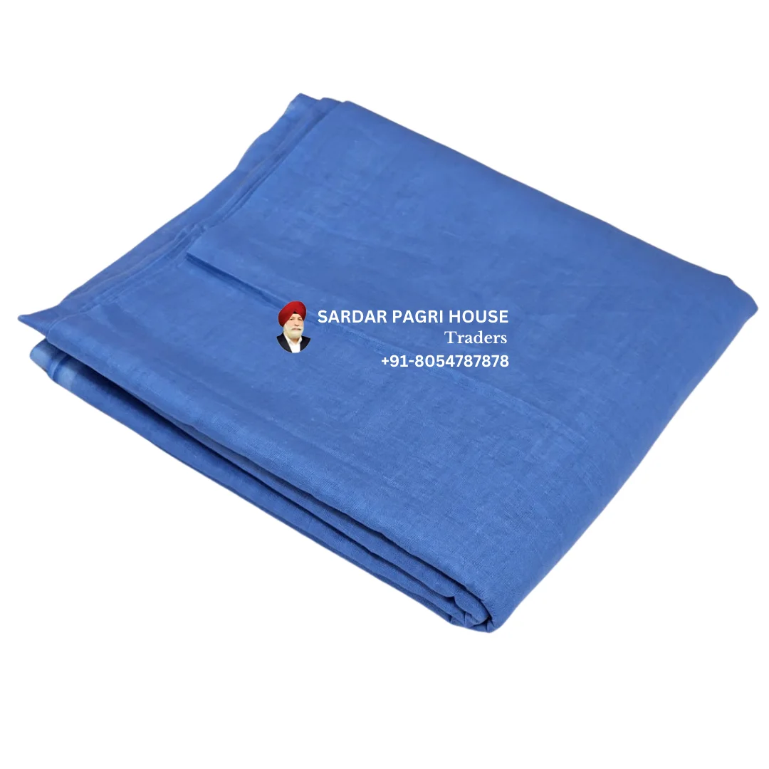 Dark Sky Blue Sikh Turban