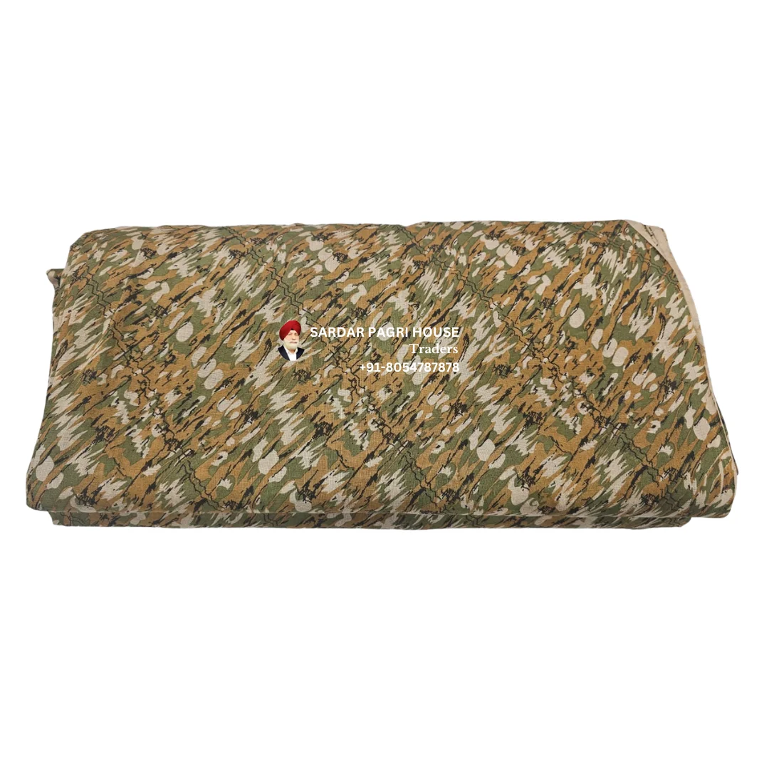 Designer Army Print Sikh Turban