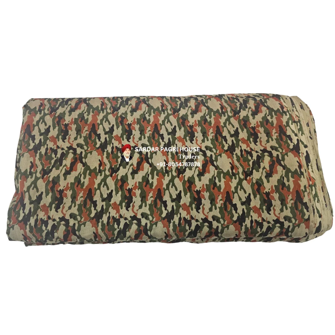 Designer Army Print Sikh Turban