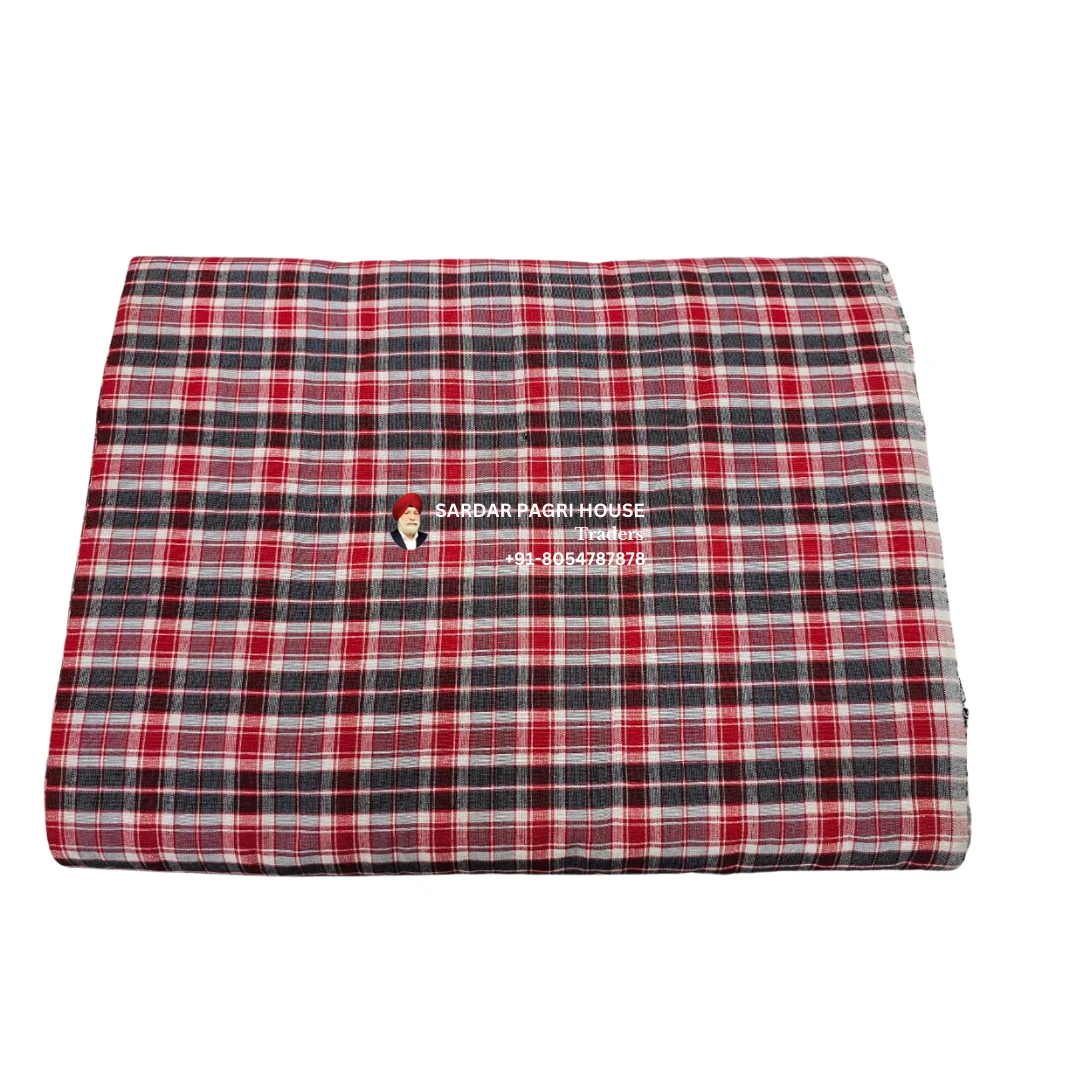 grey and red punjabi parna