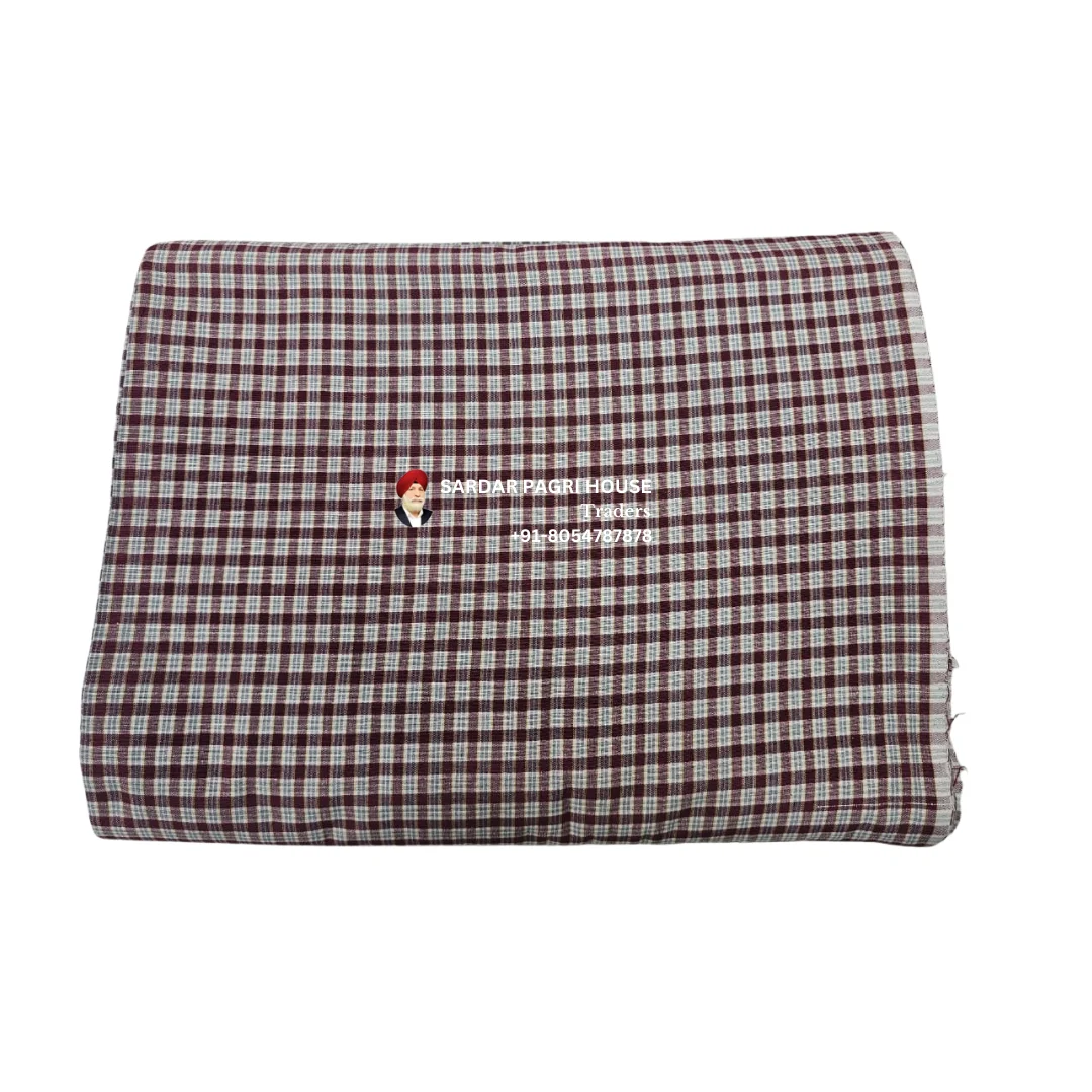 Jam Red Check Punjabi Parna