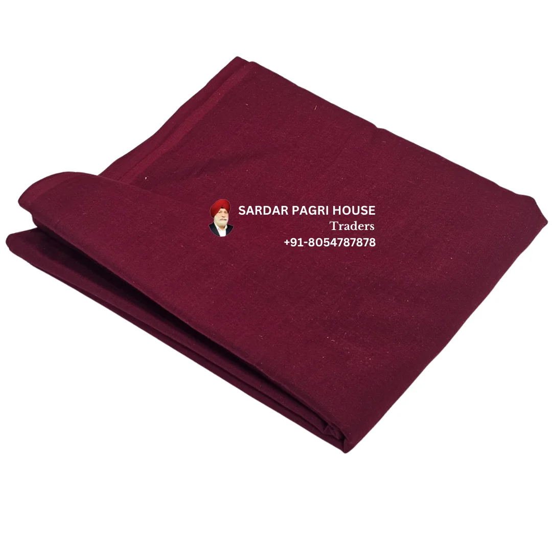 maroon sikh turban