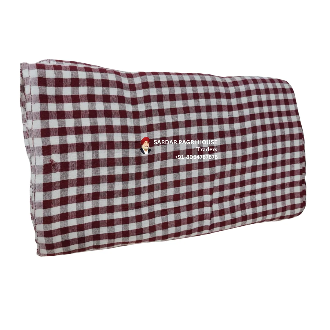 maroon and white punjabi parna