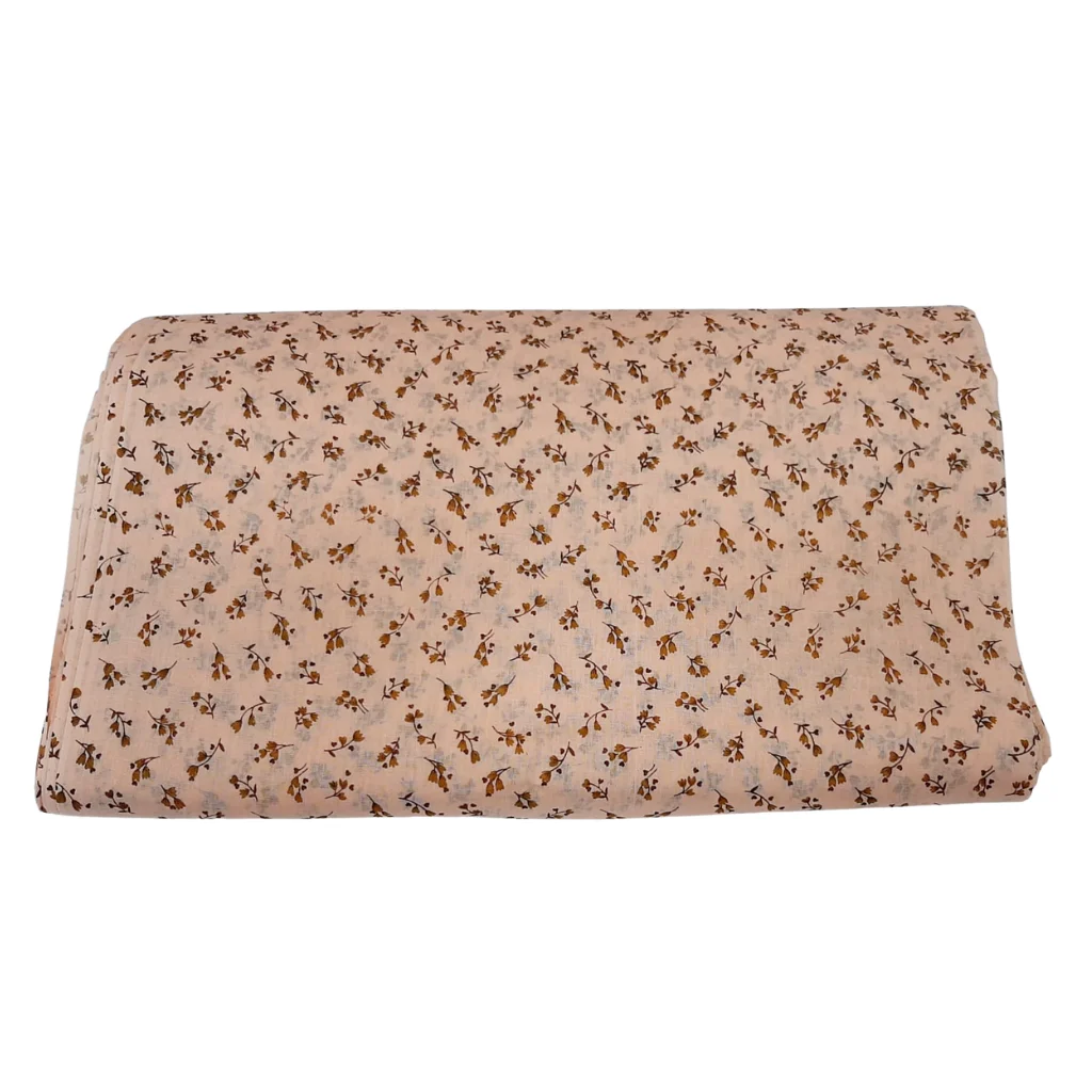 Peach Pink Printed Sikh Turban