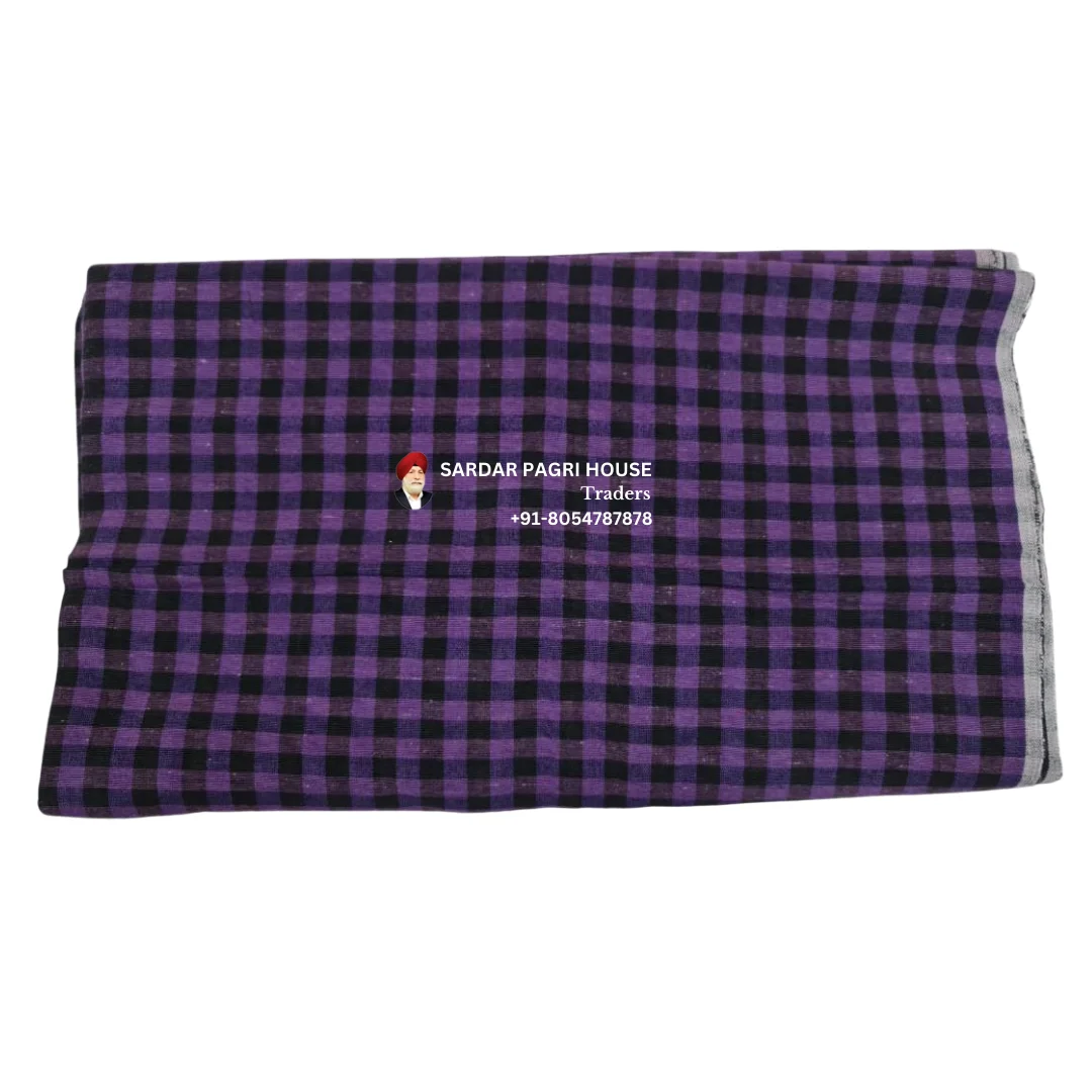 Purple & Black Punjabi Parna
