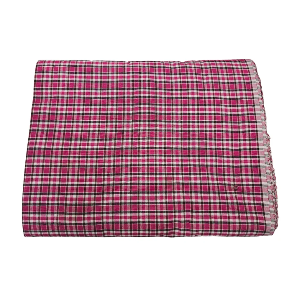 Razzmatazz Pink Check Punjabi Parna