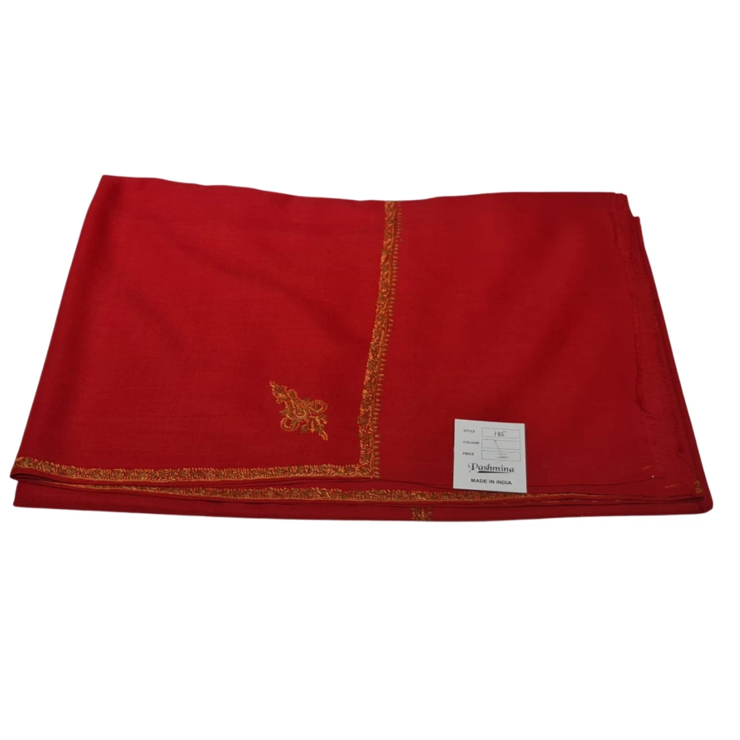 Red Premium Pashmina Shawl/Lohi for Men