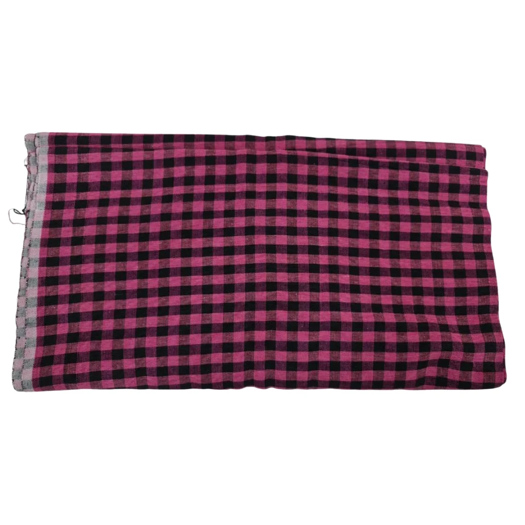Ruby Pink & Black Punjabi Parna