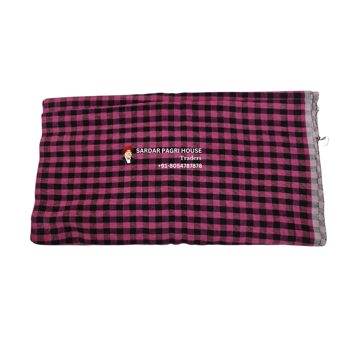 Ruby Pink & Black Punjabi Parna