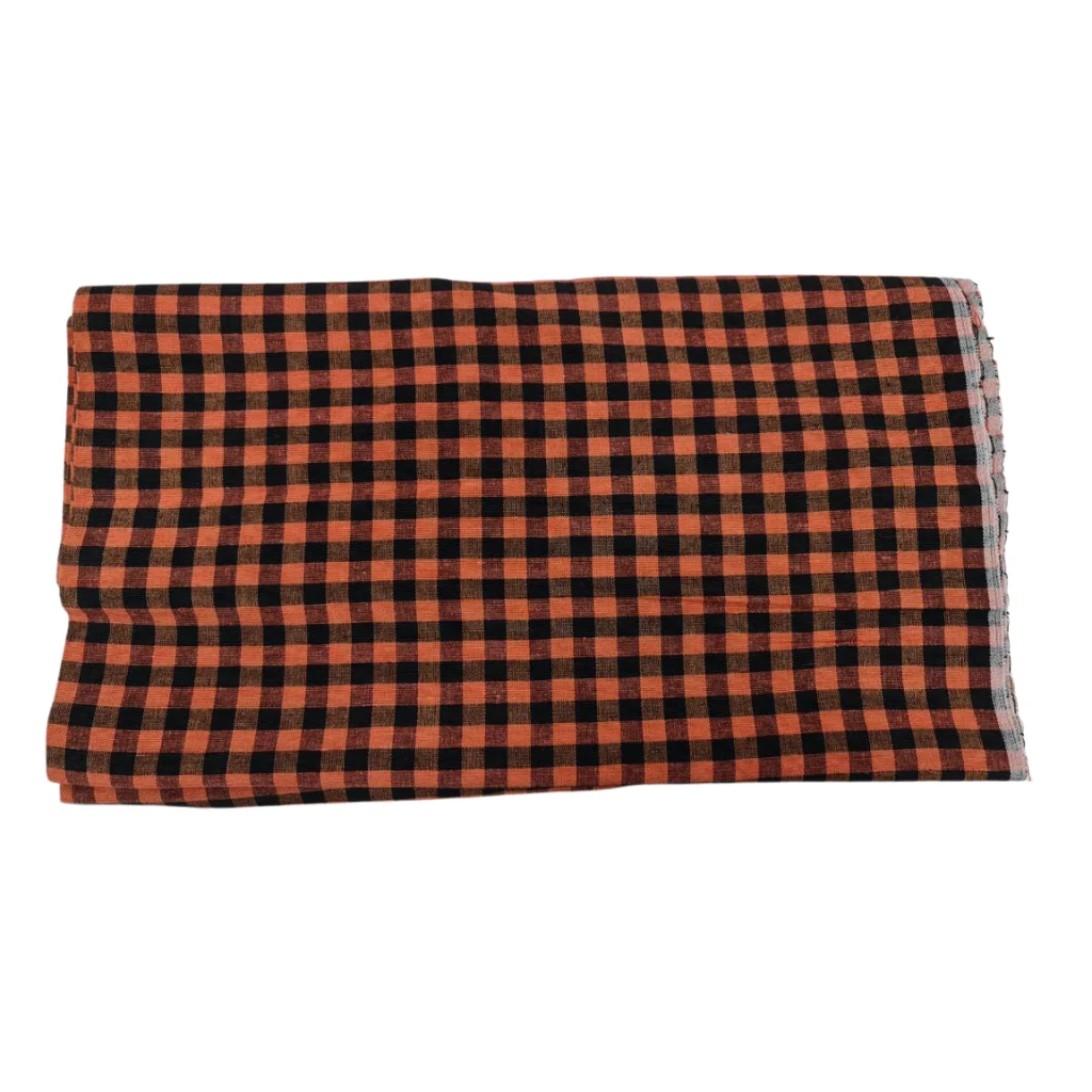 Rust Orange & Black Punjabi Parna
