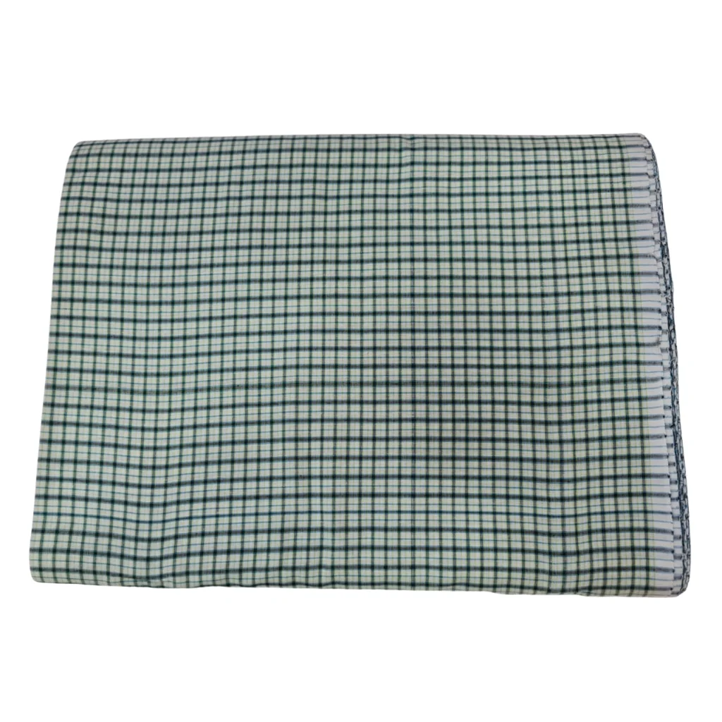 Sage Green Check Punjabi Parna