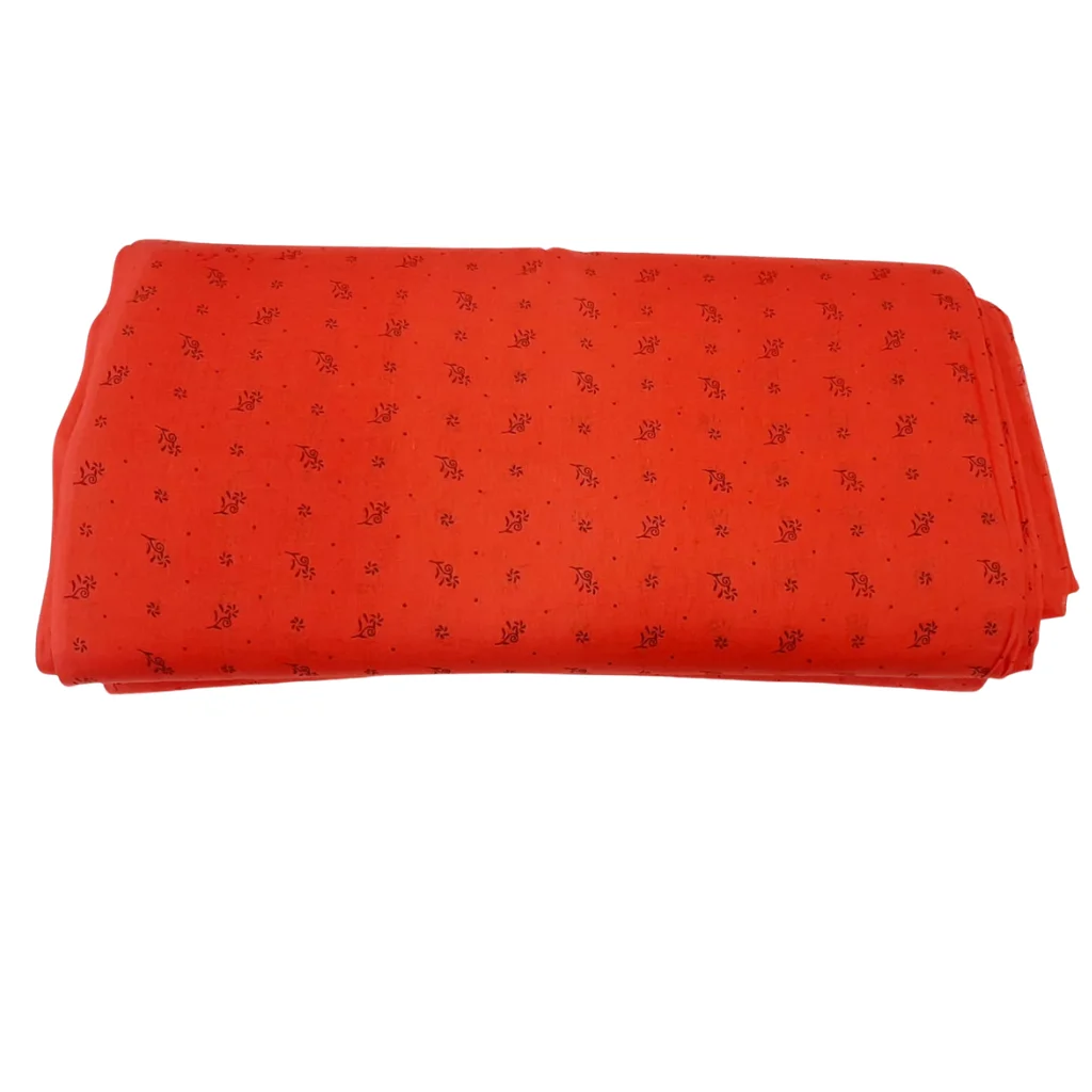 Scarlet Red Printed Sikh Turban