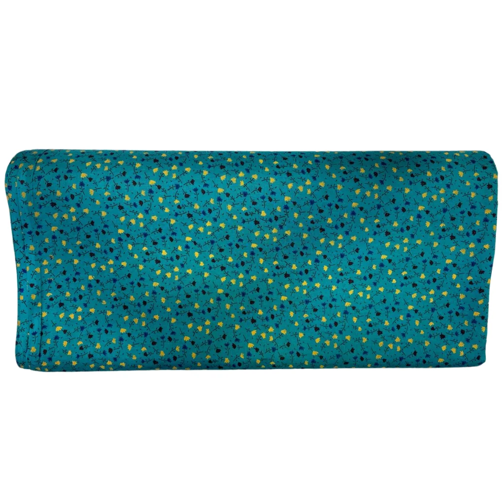 Teal Blue Printed Sikh Turban