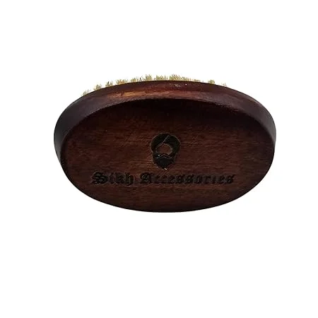 Natural Boar Bristle Beard Brush - Image 3