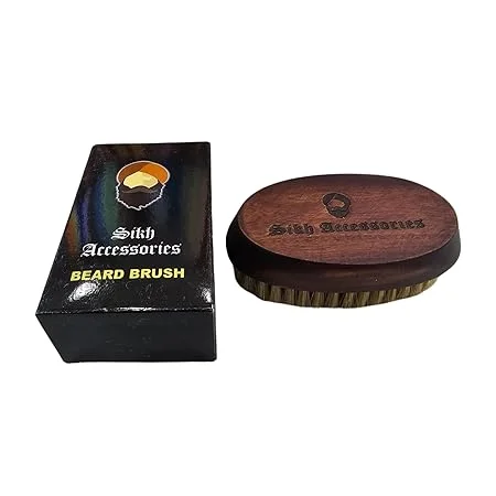 Natural Boar Bristle Beard Brush - Image 5