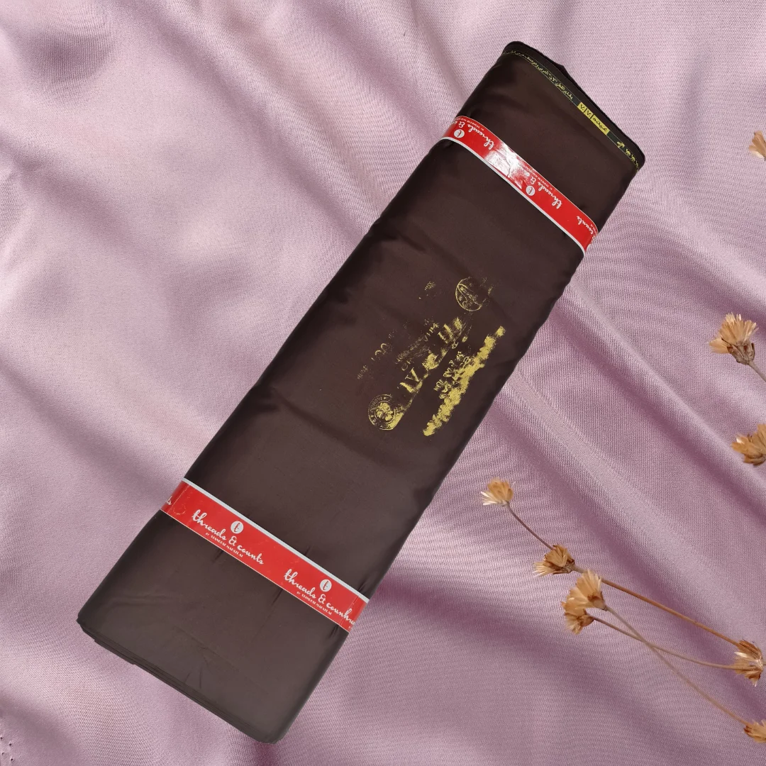Dark Brown Kurta Pajama Fabric