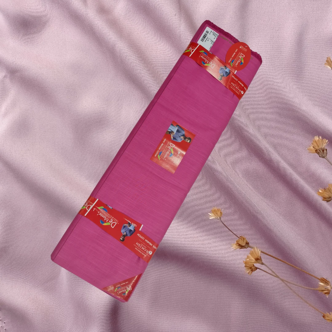 Magenta Pink Kurta Pajama Fabric