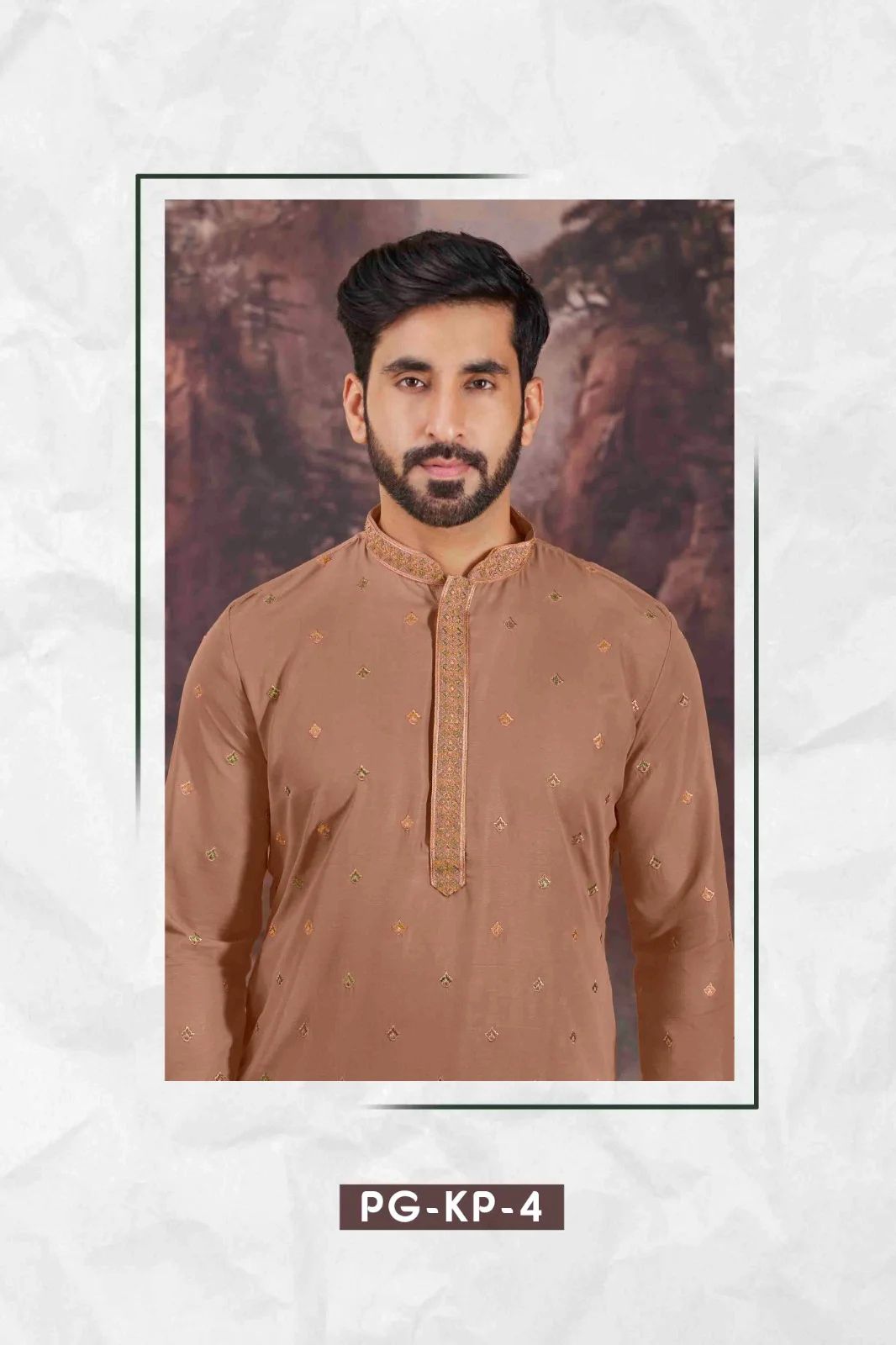 silk-india-new-york-pink-printed-kurta-pajama-for-men