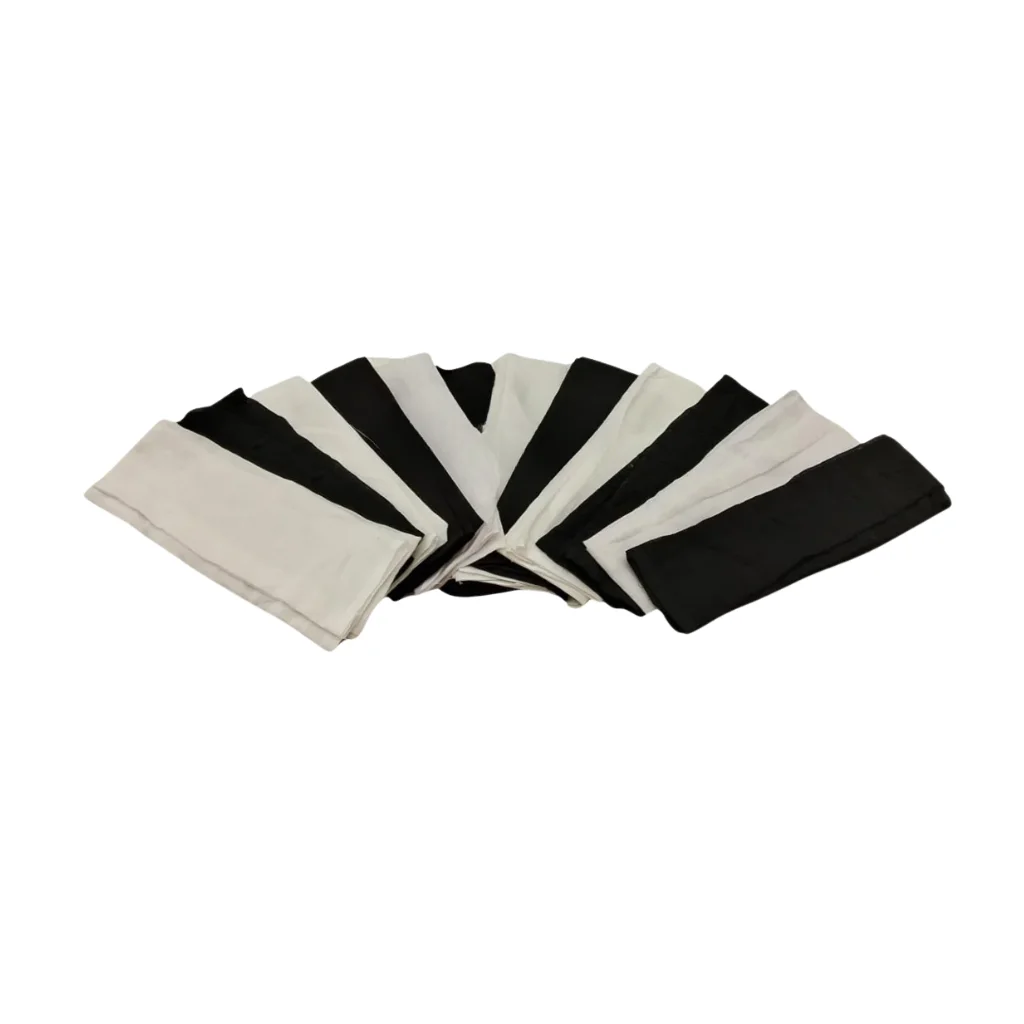 white-black-fifty-set-24-pcs
