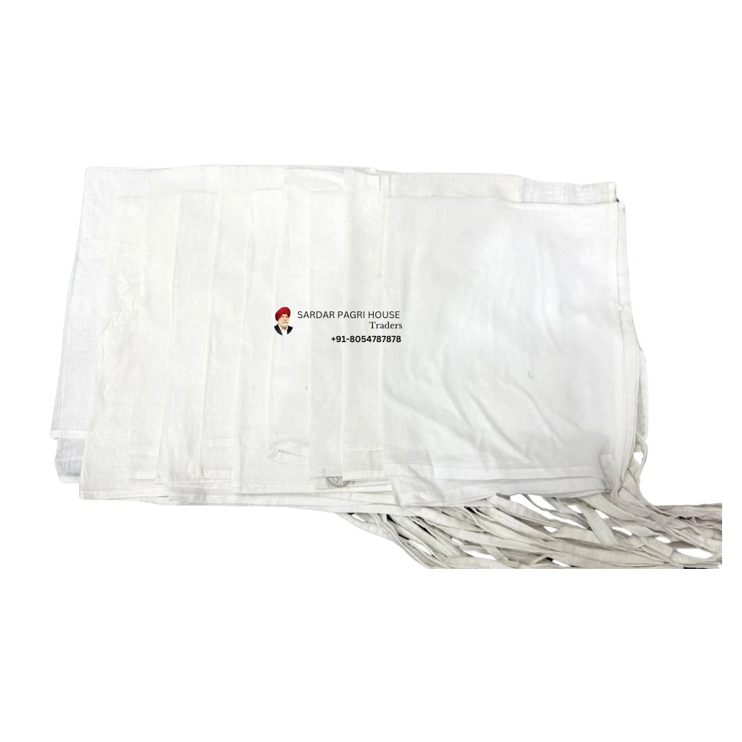 Small Size Patka - White 10 Pc Set