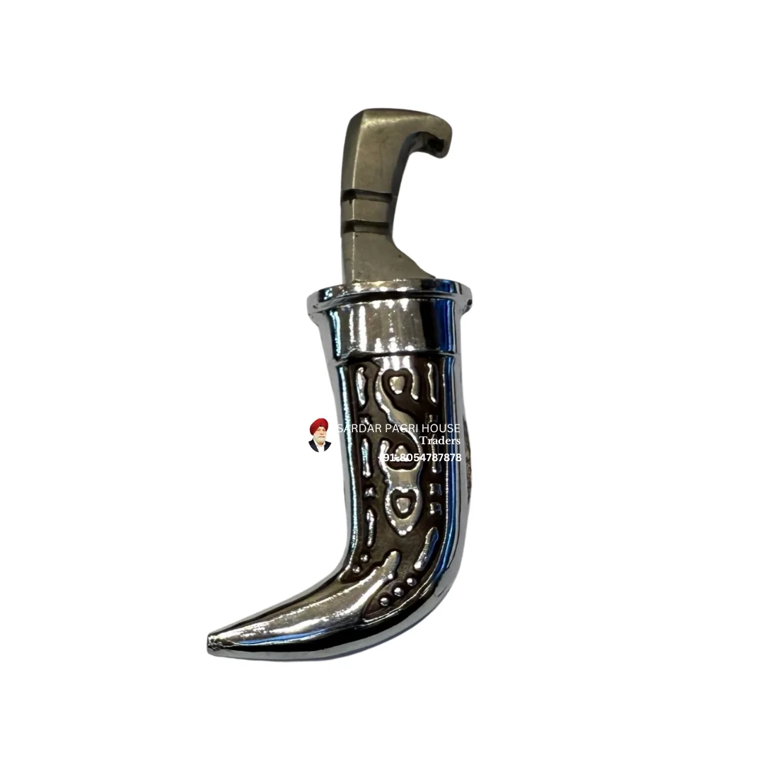 Taksali Sikh Kirpan With Sarabloh Blade - (4 inch)