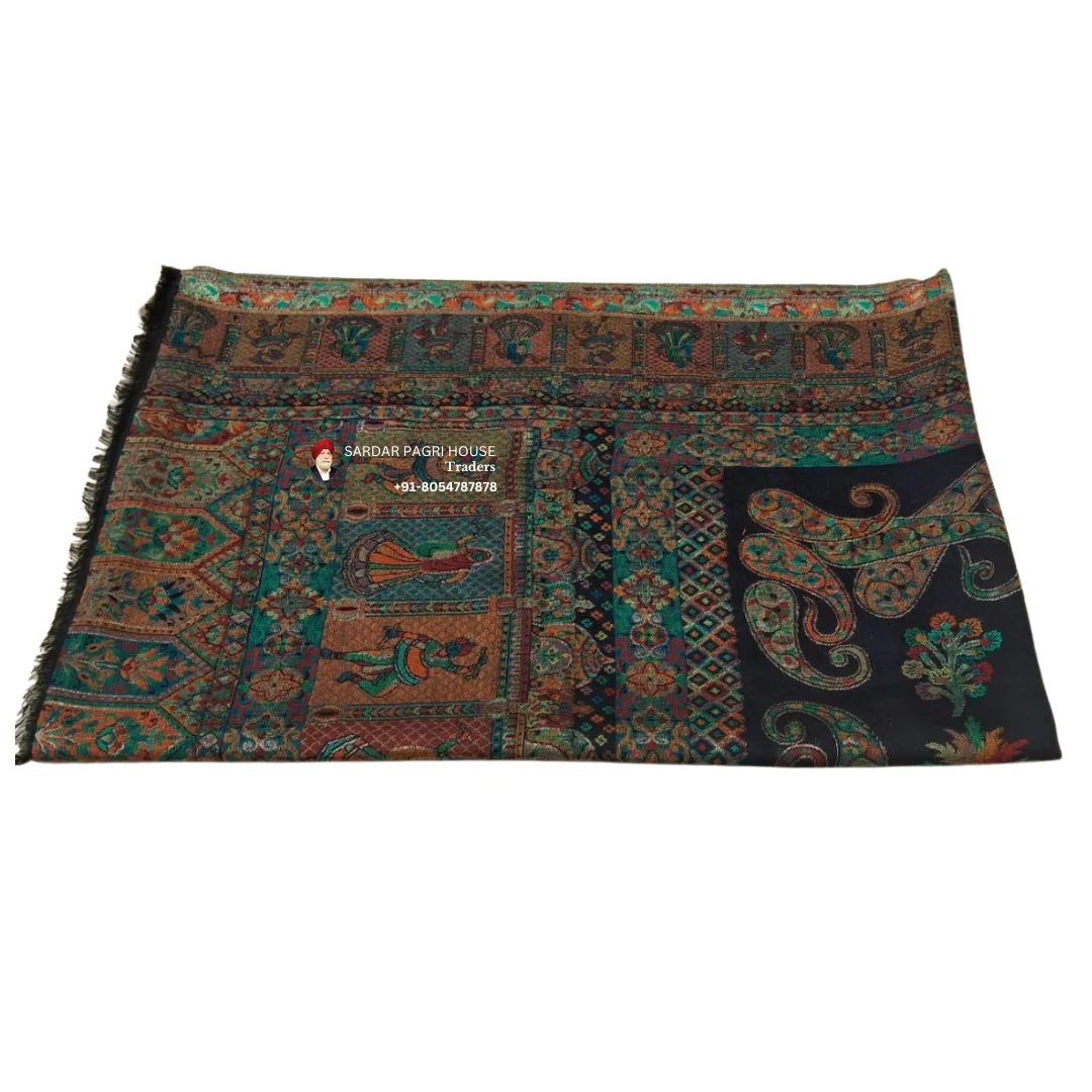 Black Nariteya Premium Unisex Shawls
