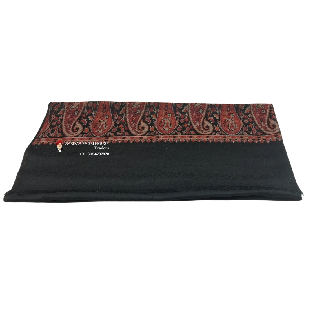 Black Red Premium Unisex Shawl