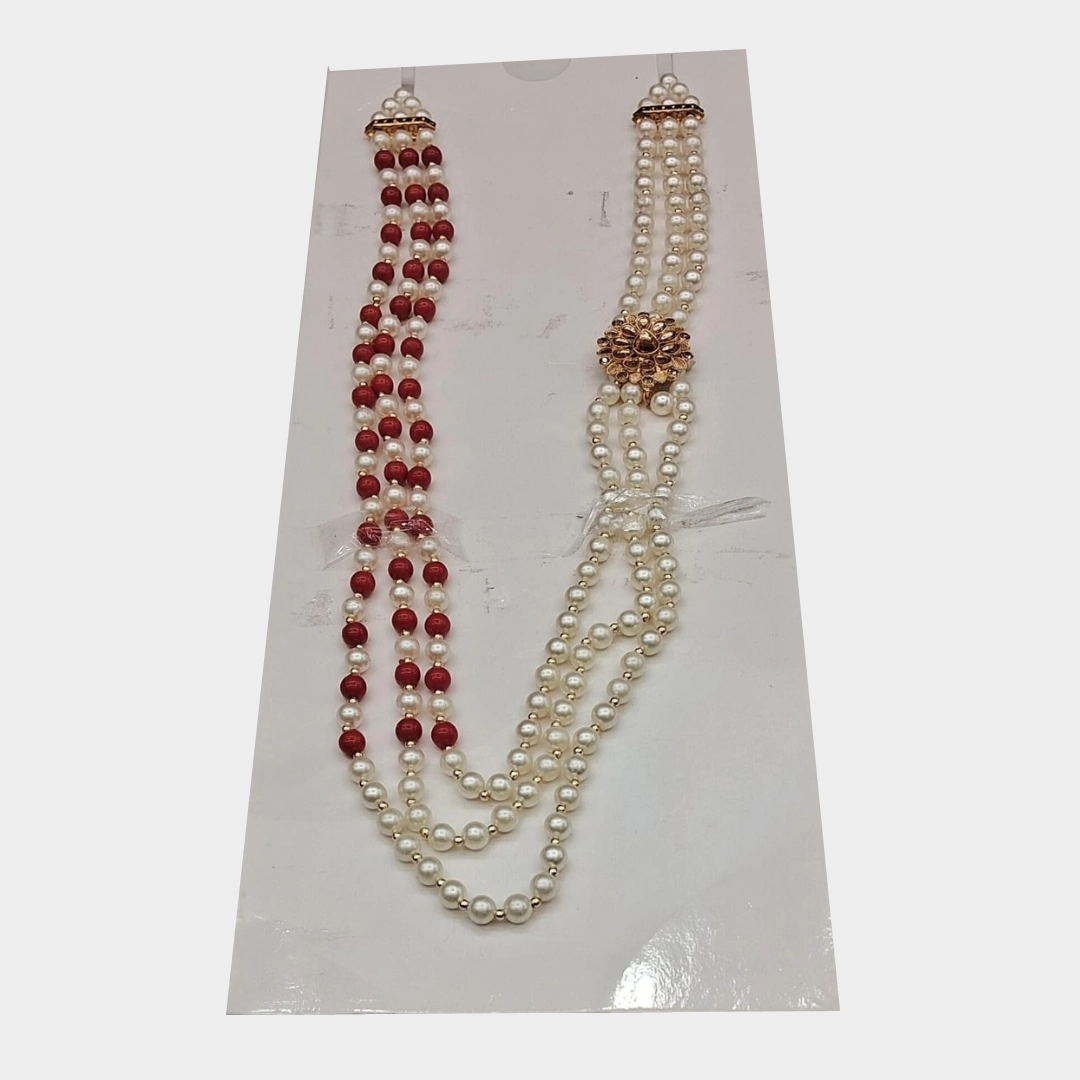 Lal Moti Wedding Mala