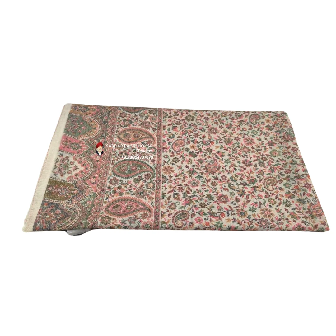 Cream Premium Woolen Unisex Shawls