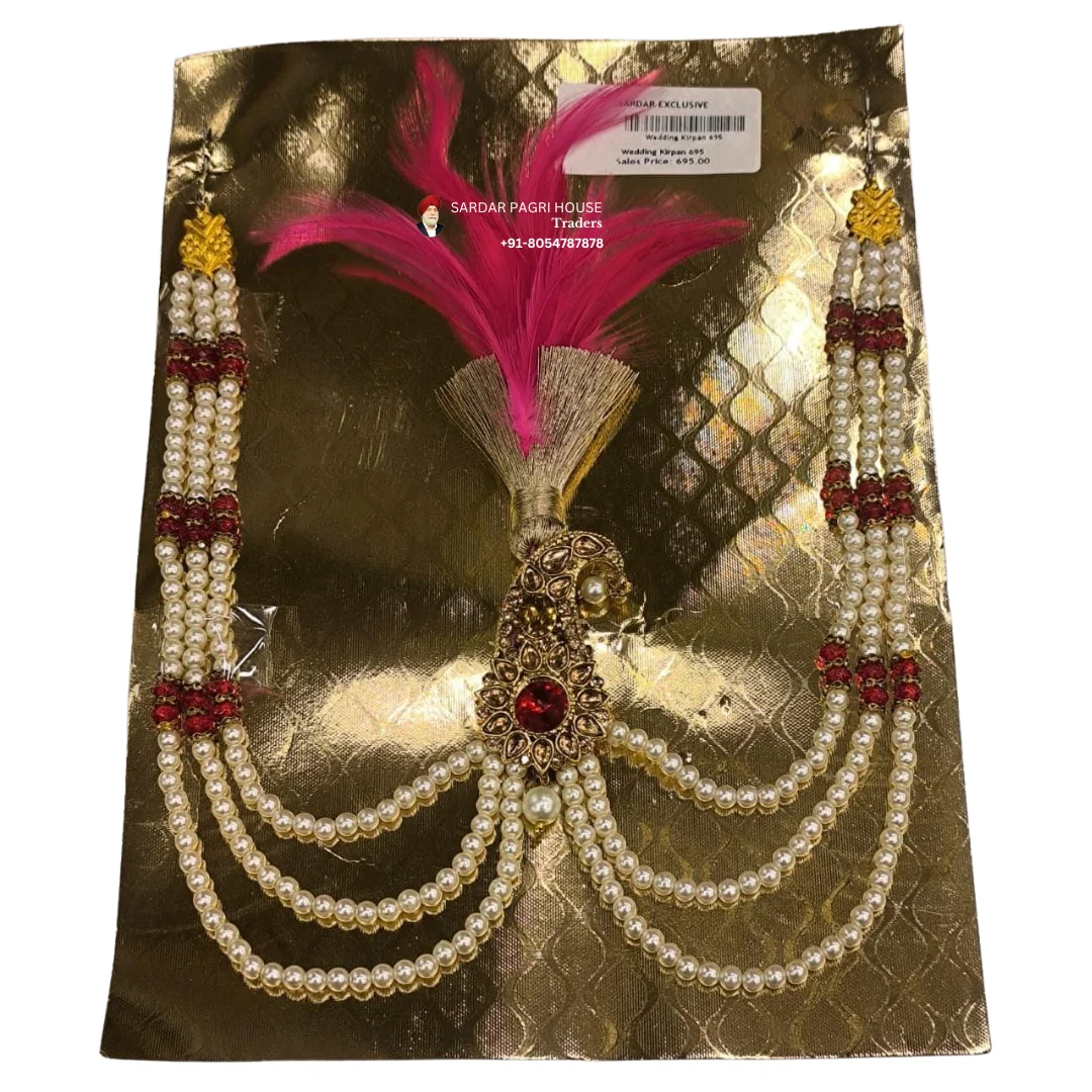 Majestic Ruby & Pearl Wedding Kalgi