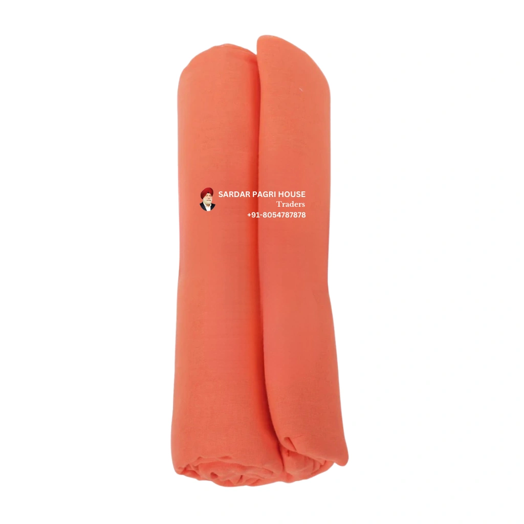 Coral Orange Sikh Turban - Anhad Collection