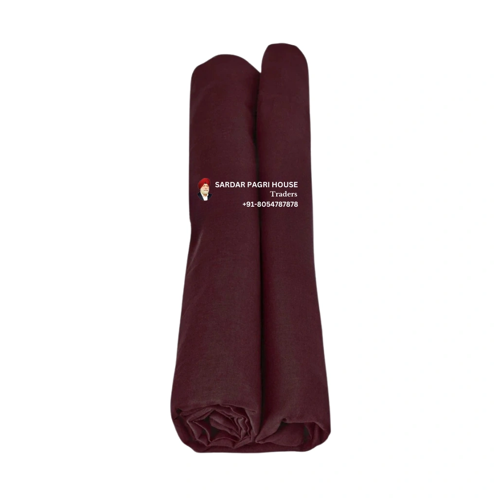 Deep Burgundy Maroon Sikh Turban - Anhad Collection