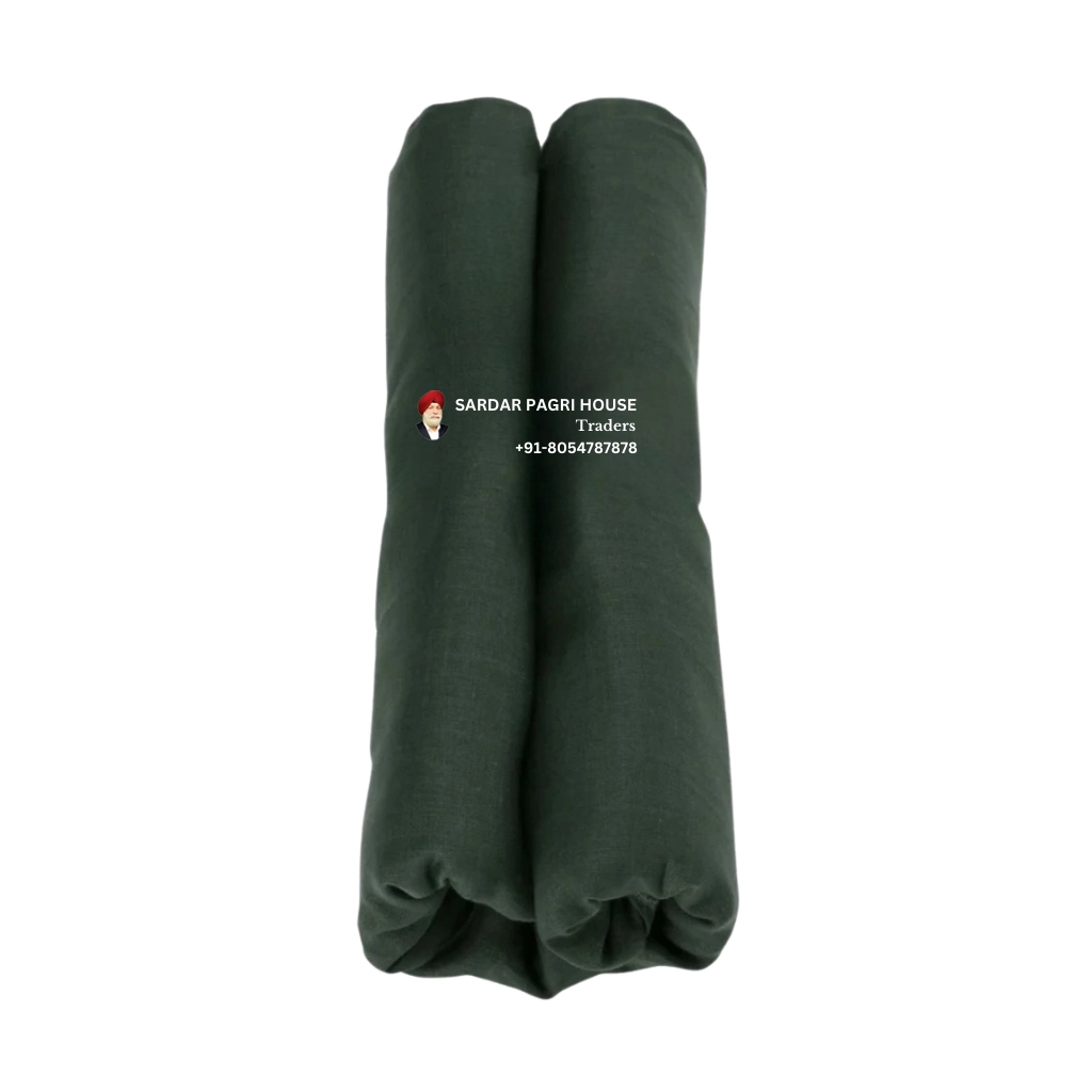 Deep Jungle Green Sikh Turban - Anhad Collection
