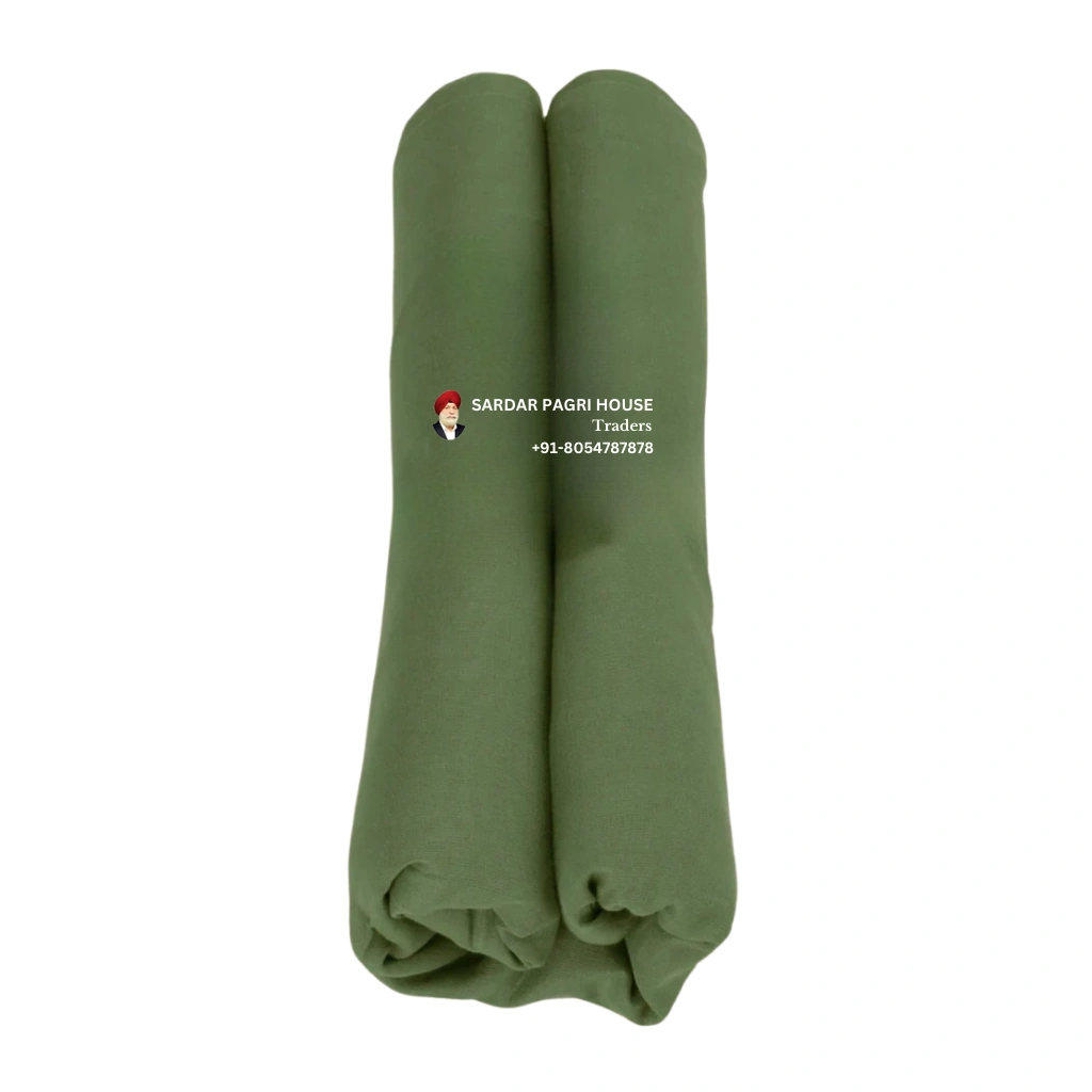 Muted Green Sikh Turban - Anhad Collection