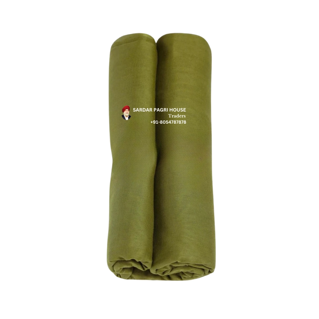 Olive Green Sikh Turban - Anhad Collection