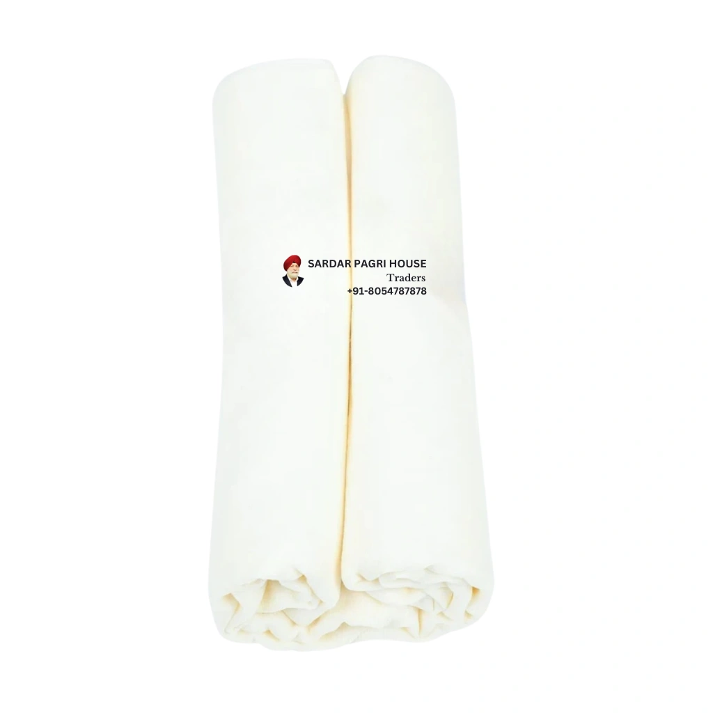 Pearl White Sikh Turban - Anhad Collection