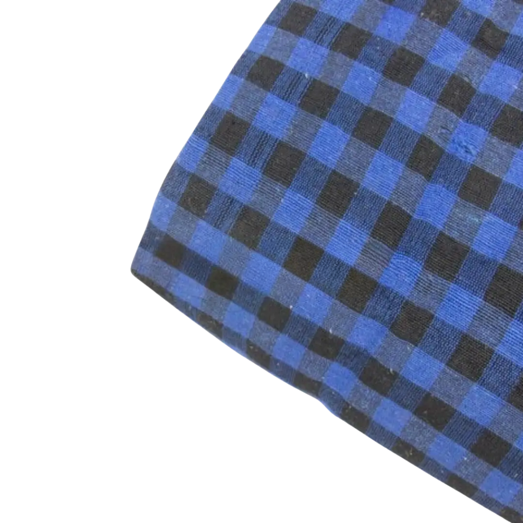 egyptian-blue-check-punjabi-parna-cotton-dabbi-parna